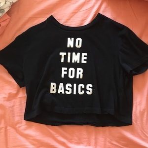 Forever 21 Cropped Graphic Tee